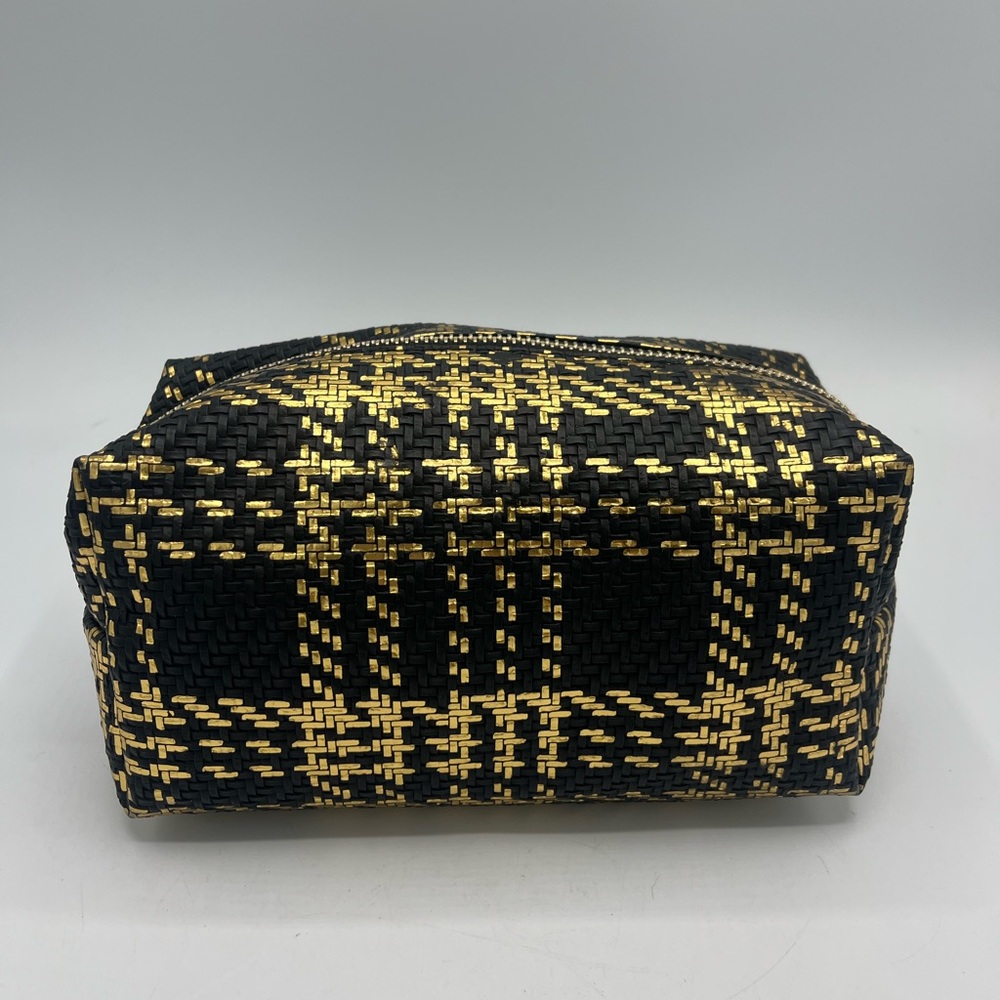 Black and Gold Woven Handbag